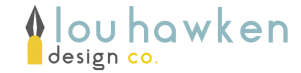 Lou Hawken Design Co. Logo designed by BluClay